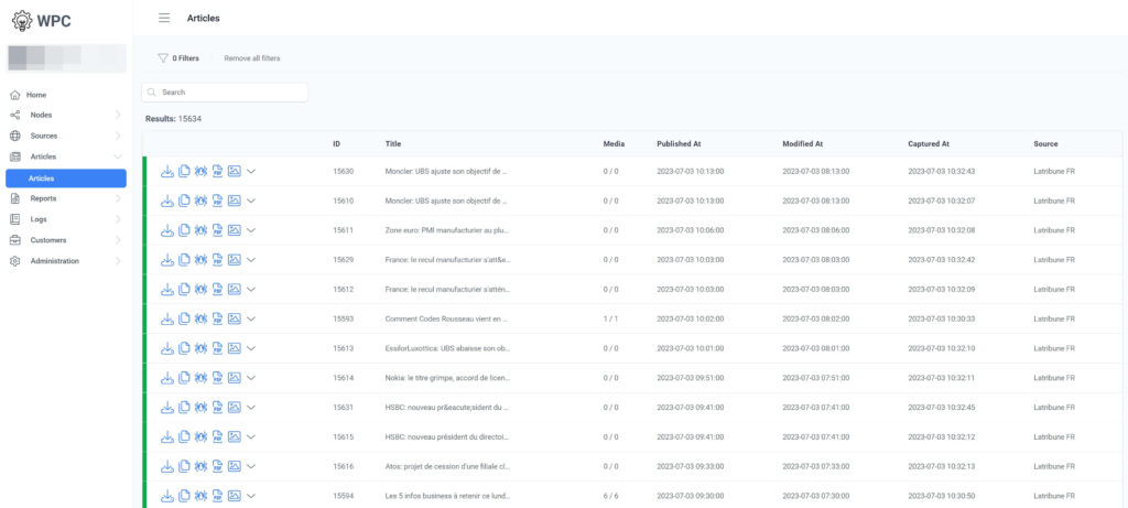 Rivoluzione del Monitoraggio Stampa con WpcDash, la Soluzione di Web Crawling di Stonebit
